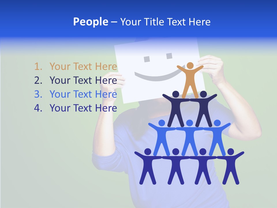 Showing Model Looking PowerPoint Template