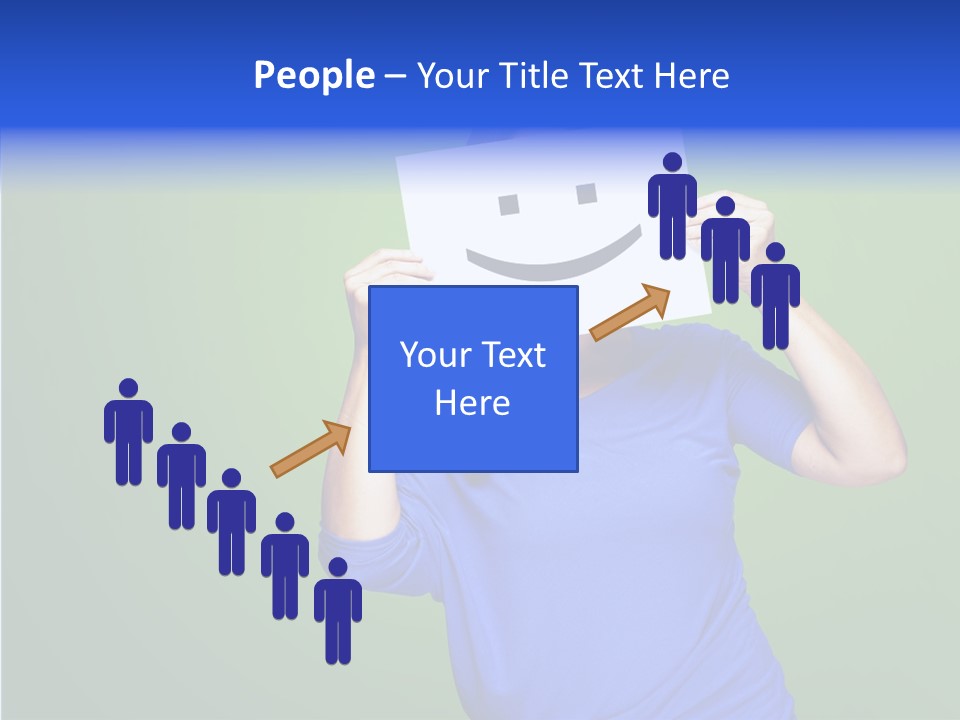 Showing Model Looking PowerPoint Template