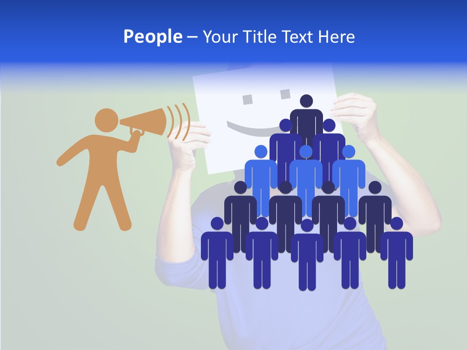 Showing Model Looking PowerPoint Template