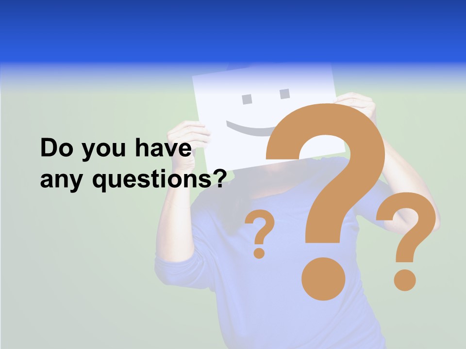 Showing Model Looking PowerPoint Template