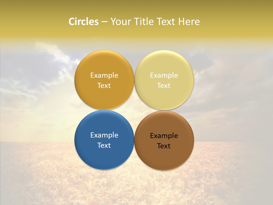 Summer Fiel Field PowerPoint Template