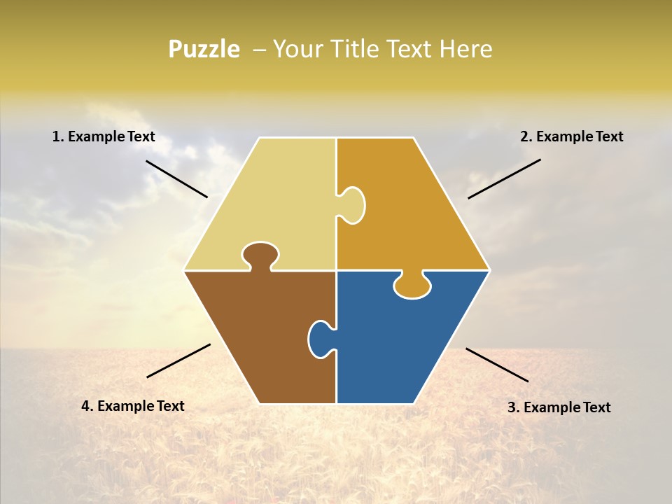 Summer Fiel Field PowerPoint Template