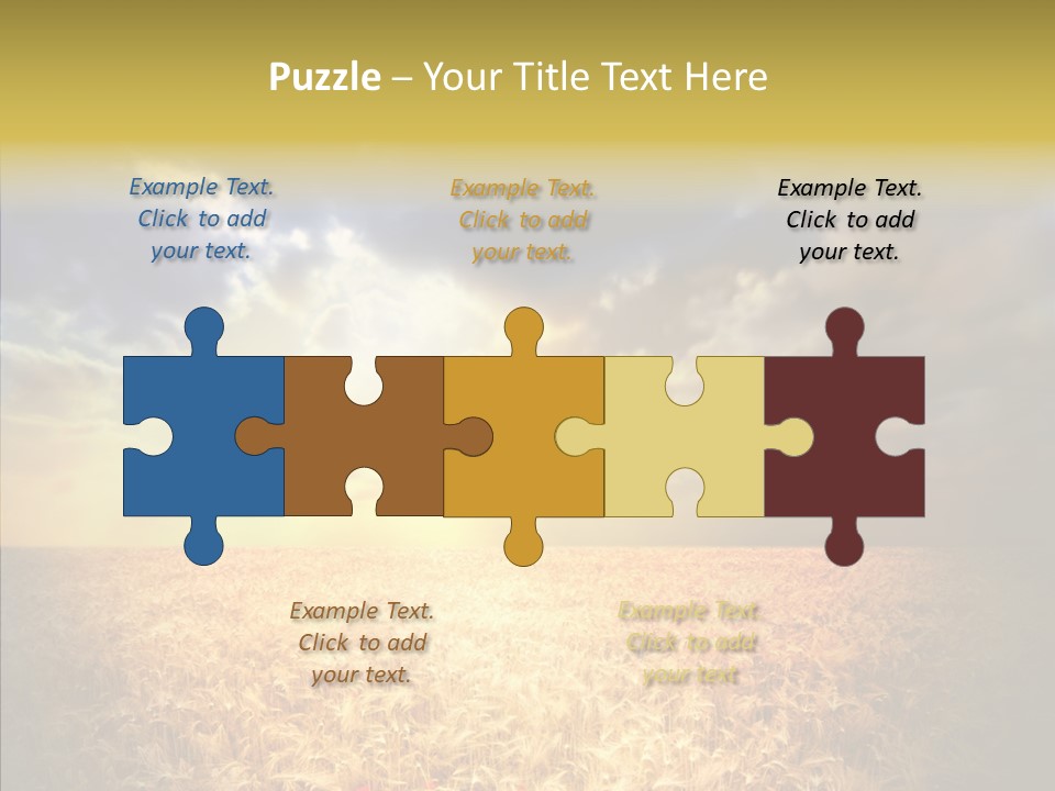 Summer Fiel Field PowerPoint Template