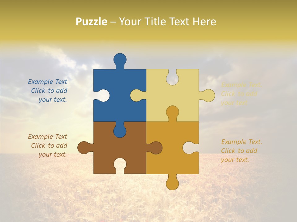 Summer Fiel Field PowerPoint Template