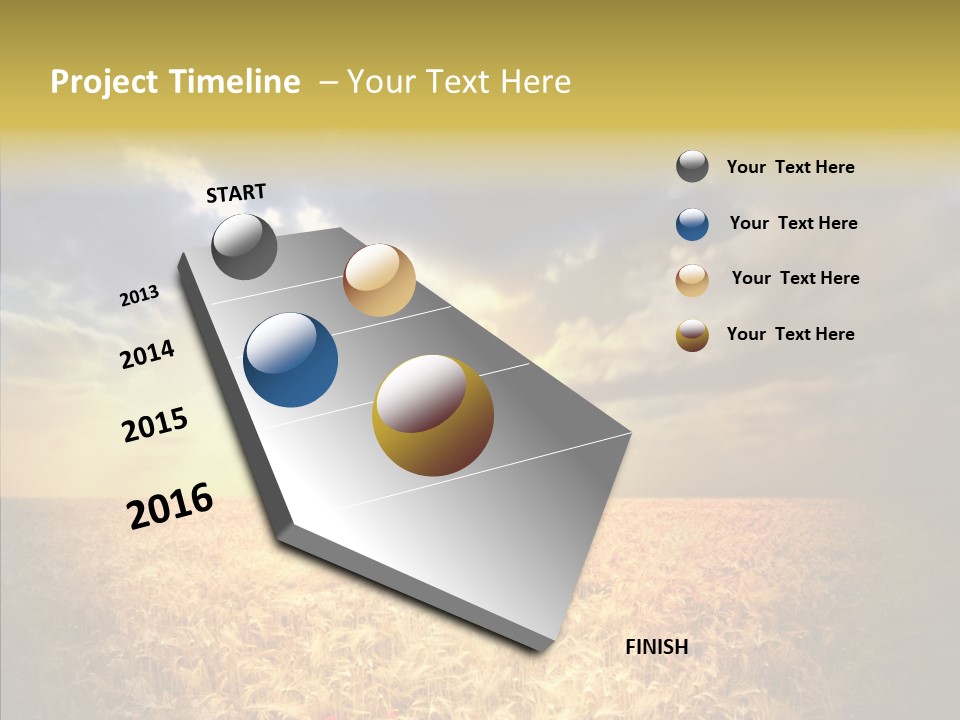Summer Fiel Field PowerPoint Template