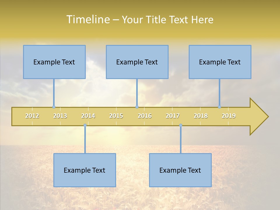 Summer Fiel Field PowerPoint Template