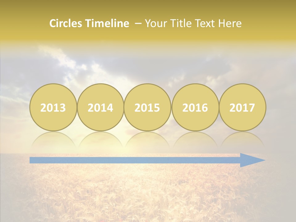 Summer Fiel Field PowerPoint Template