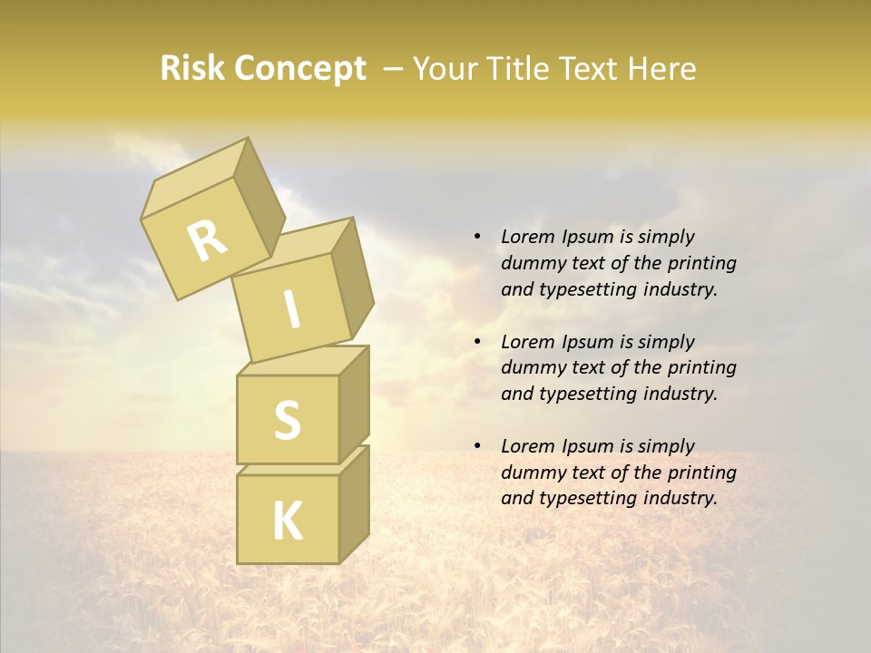 Summer Fiel Field PowerPoint Template