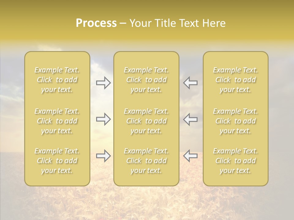 Summer Fiel Field PowerPoint Template