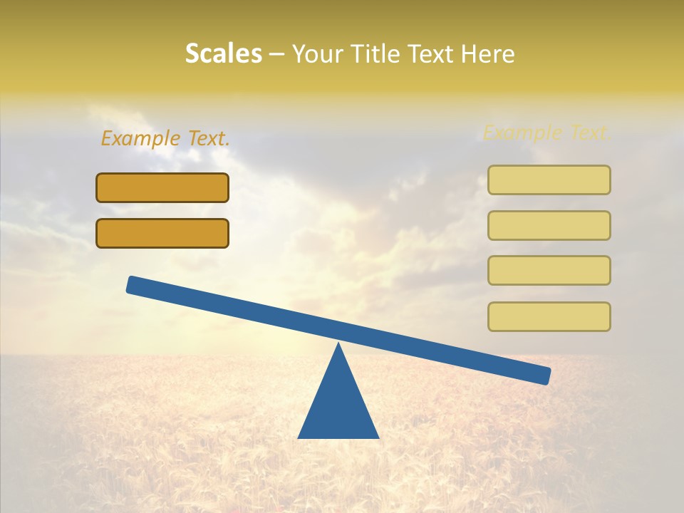 Summer Fiel Field PowerPoint Template