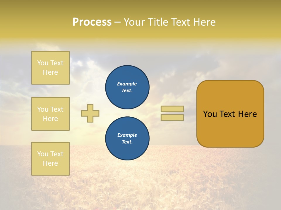 Summer Fiel Field PowerPoint Template