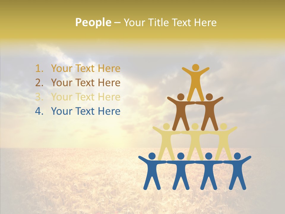 Summer Fiel Field PowerPoint Template