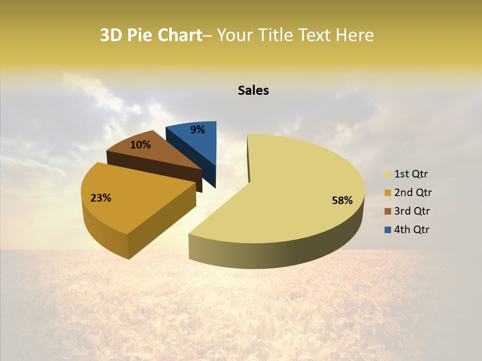 Summer Fiel Field PowerPoint Template
