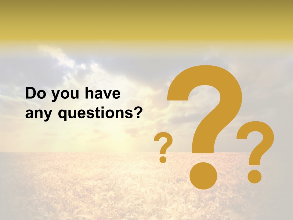 Summer Fiel Field PowerPoint Template