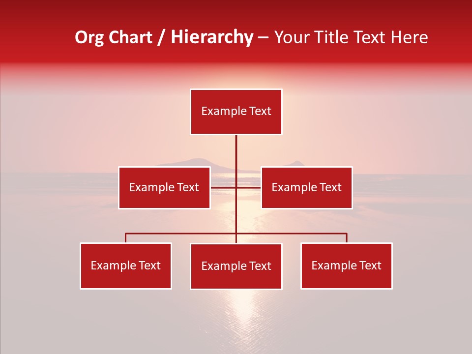 Peaceful Landscape Sunset PowerPoint Template