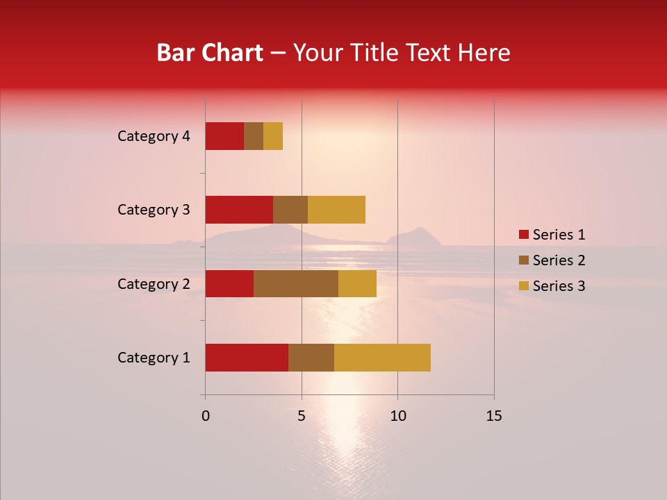 Peaceful Landscape Sunset PowerPoint Template