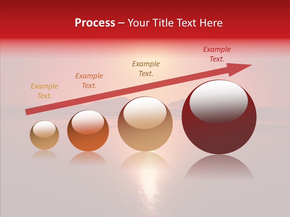 Peaceful Landscape Sunset PowerPoint Template