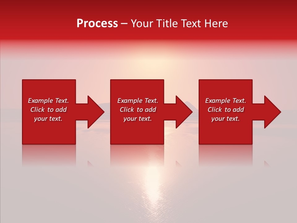 Peaceful Landscape Sunset PowerPoint Template