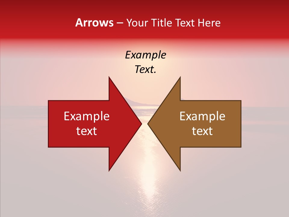 Peaceful Landscape Sunset PowerPoint Template
