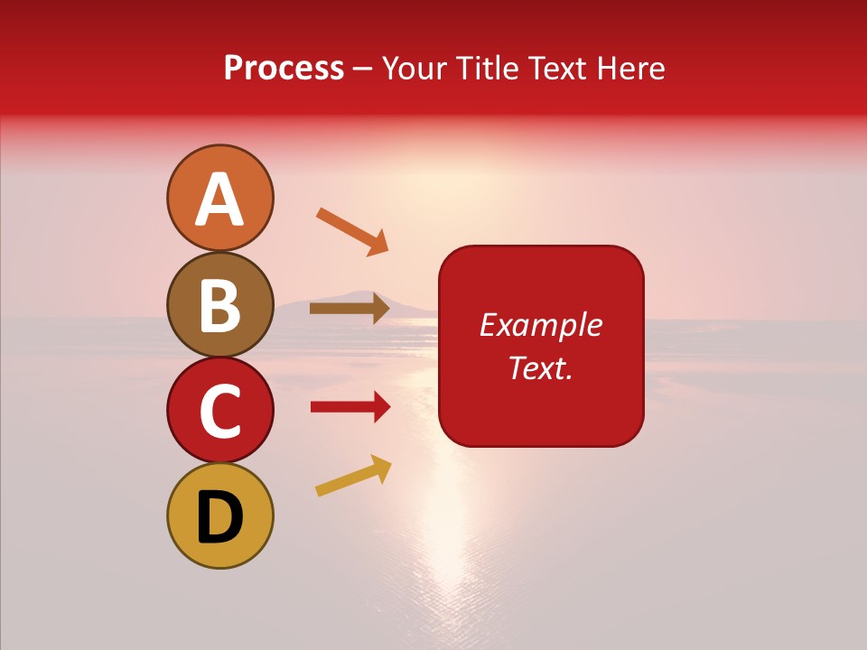 Peaceful Landscape Sunset PowerPoint Template