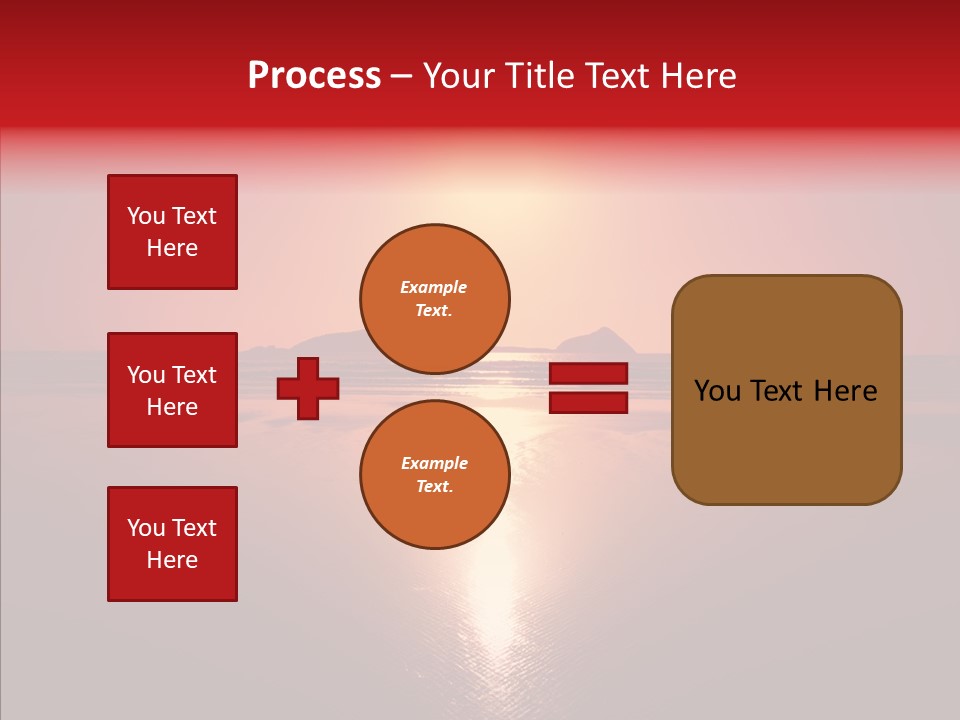 Peaceful Landscape Sunset PowerPoint Template