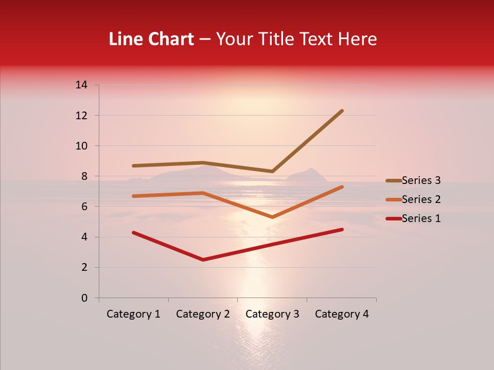 Peaceful Landscape Sunset PowerPoint Template