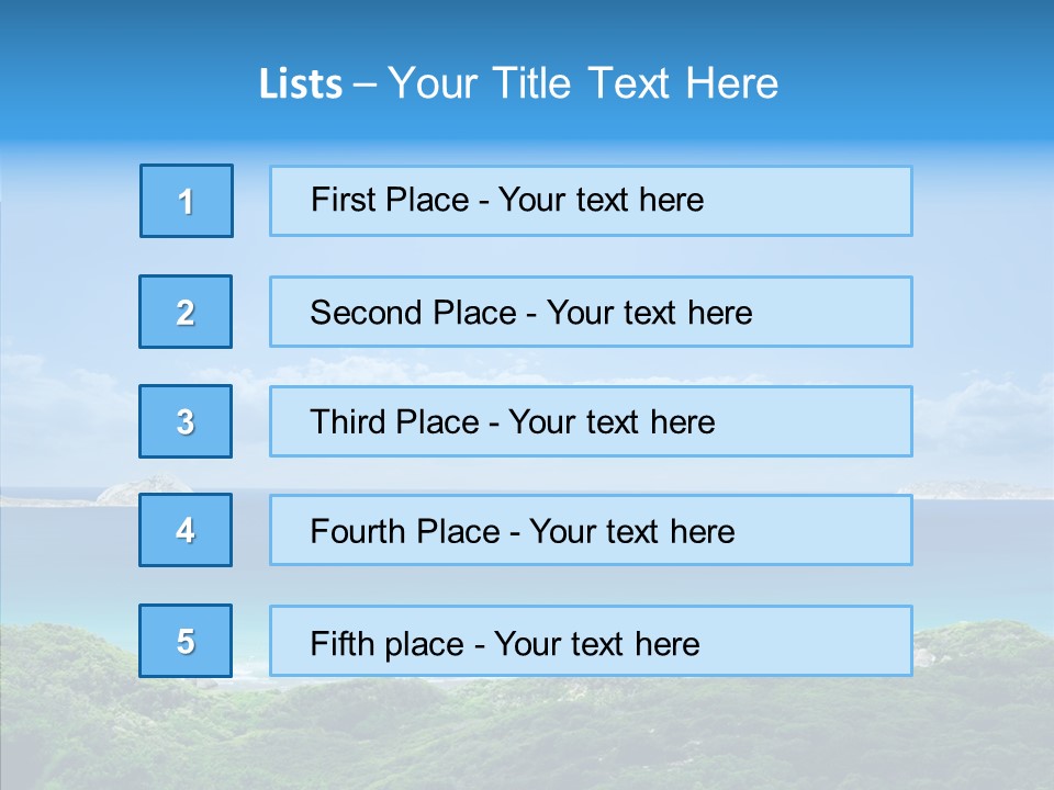 Victoria Sunlight Summer PowerPoint Template
