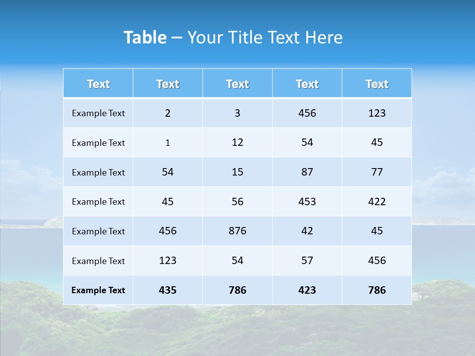 Victoria Sunlight Summer PowerPoint Template