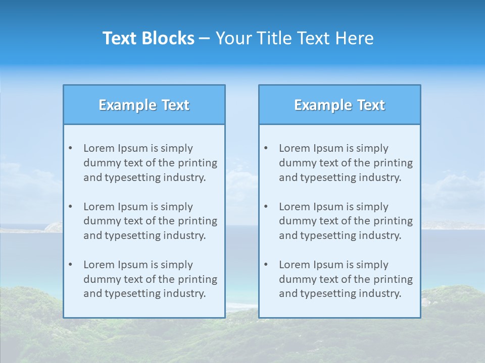 Victoria Sunlight Summer PowerPoint Template