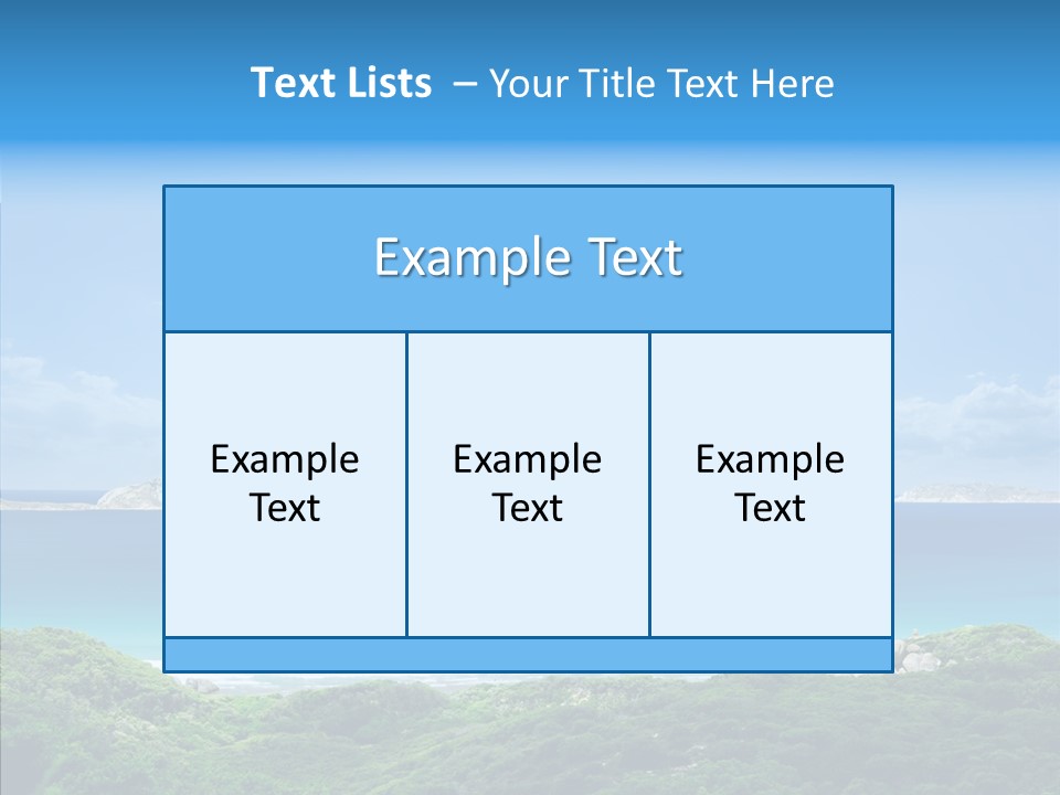Victoria Sunlight Summer PowerPoint Template