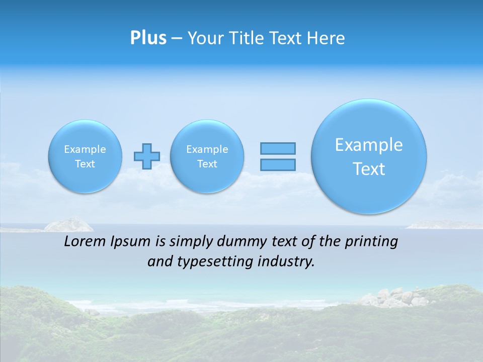 Victoria Sunlight Summer PowerPoint Template