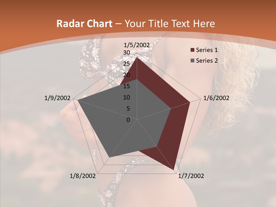 Bodybuilder Bikini Strong PowerPoint Template