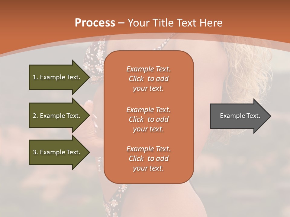 Bodybuilder Bikini Strong PowerPoint Template