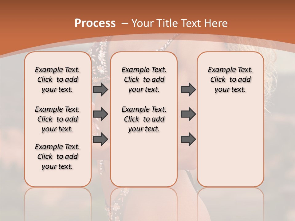 Bodybuilder Bikini Strong PowerPoint Template