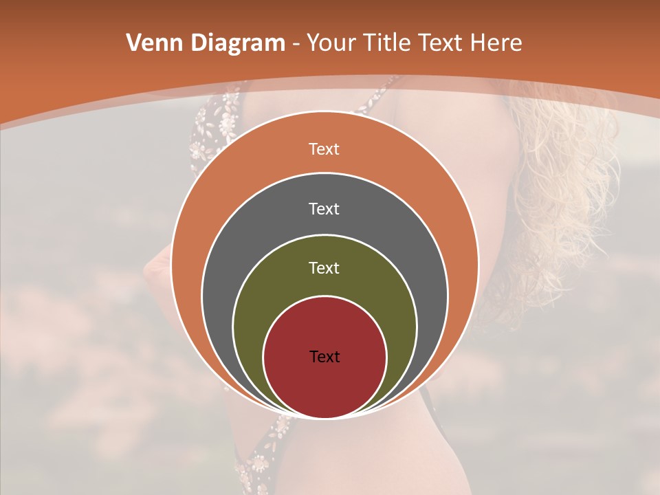 Bodybuilder Bikini Strong PowerPoint Template