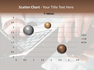 Hand Touch Computer PowerPoint Template