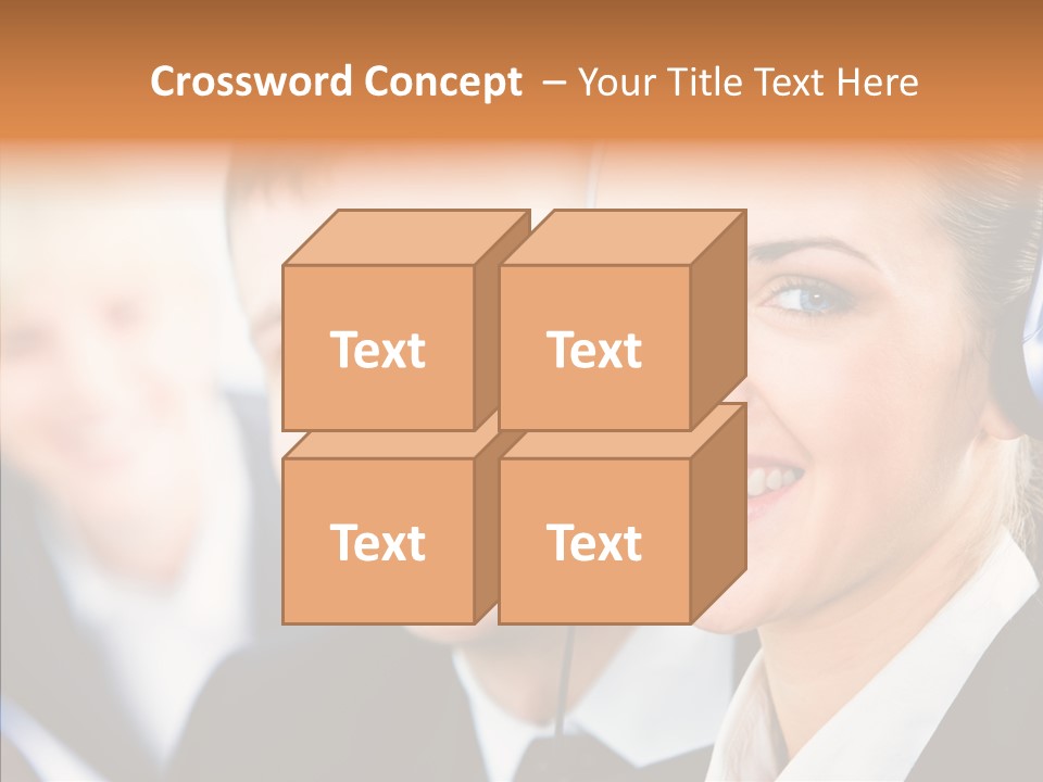 Young Operator Male PowerPoint Template