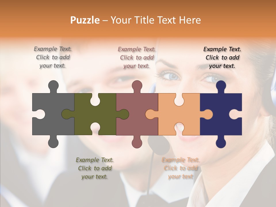 Young Operator Male PowerPoint Template