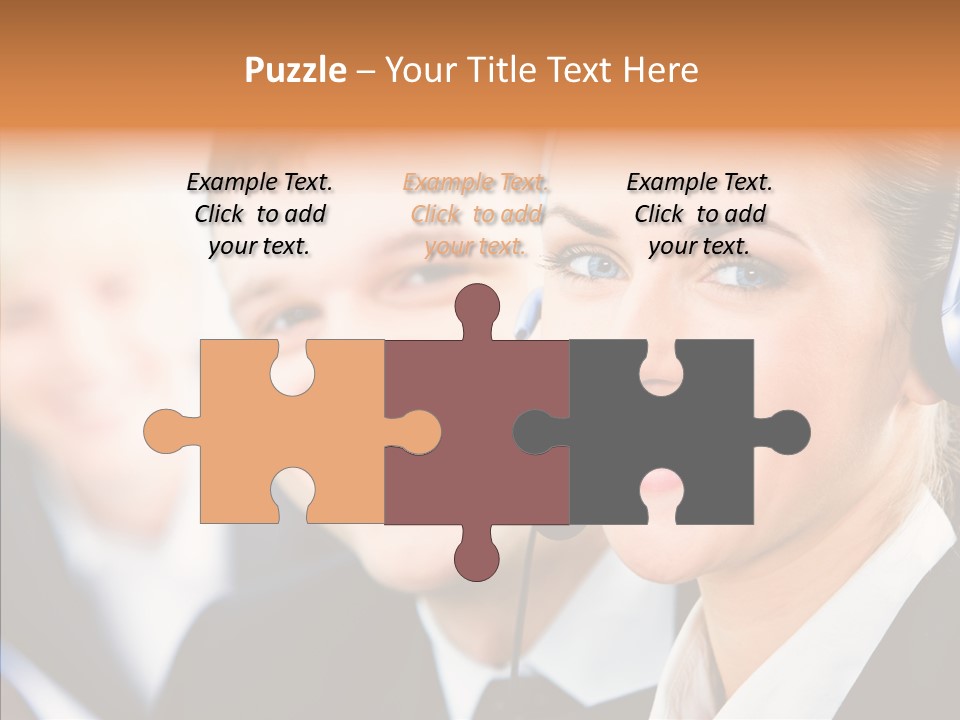 Young Operator Male PowerPoint Template