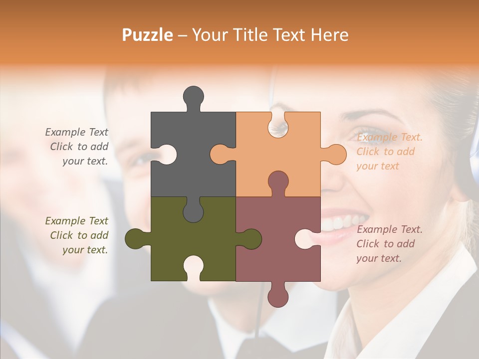 Young Operator Male PowerPoint Template