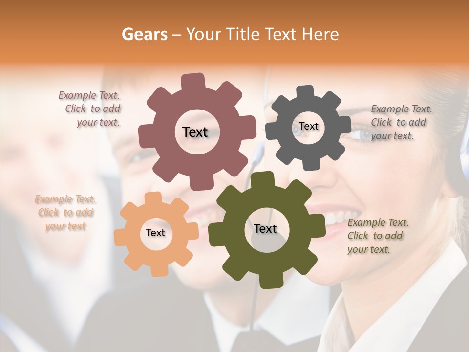 Young Operator Male PowerPoint Template