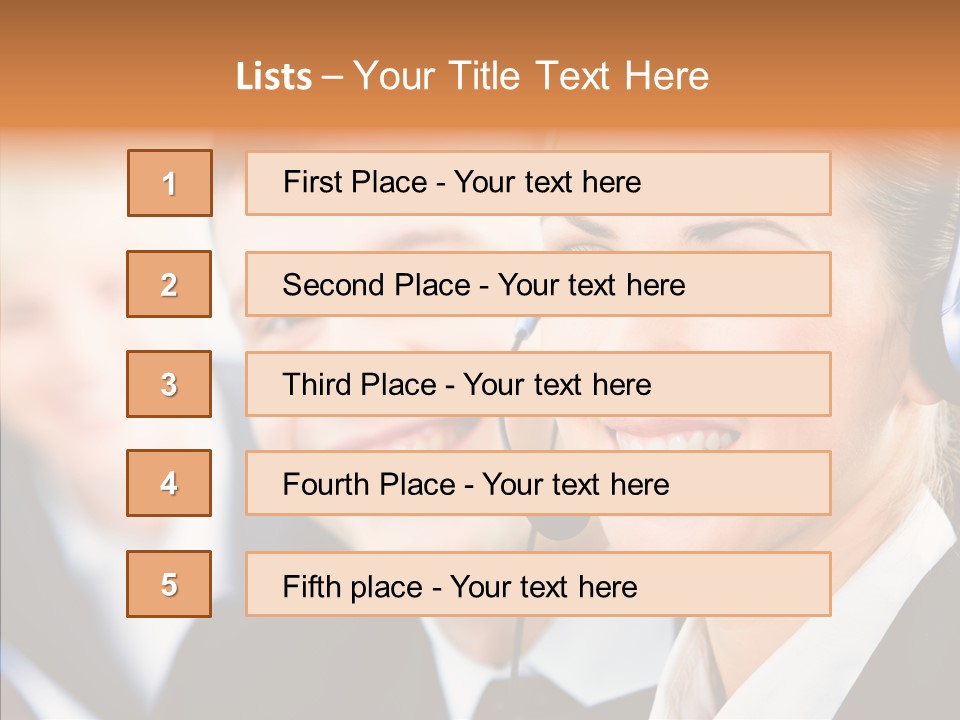 Young Operator Male PowerPoint Template