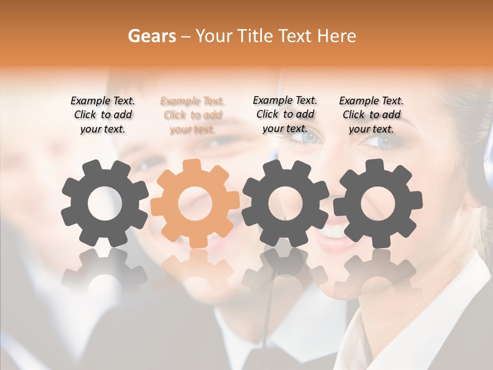 Young Operator Male PowerPoint Template