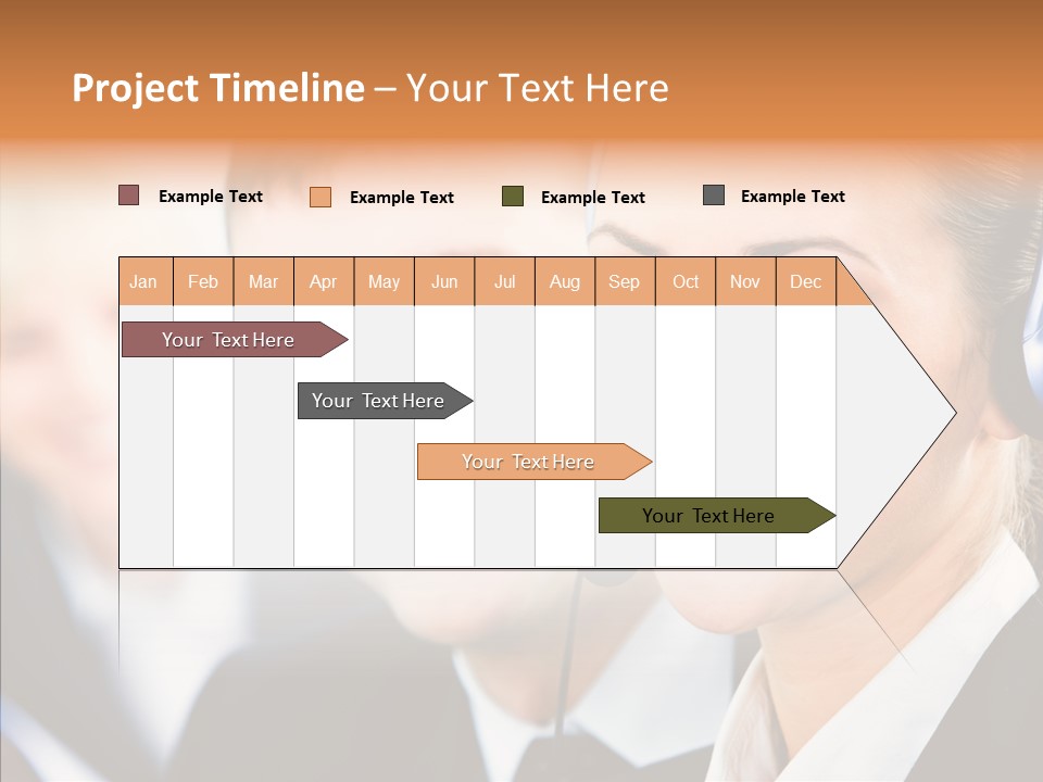 Young Operator Male PowerPoint Template