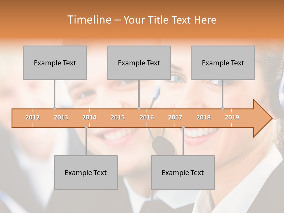 Young Operator Male PowerPoint Template