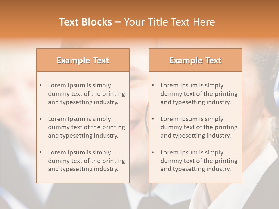 Young Operator Male PowerPoint Template