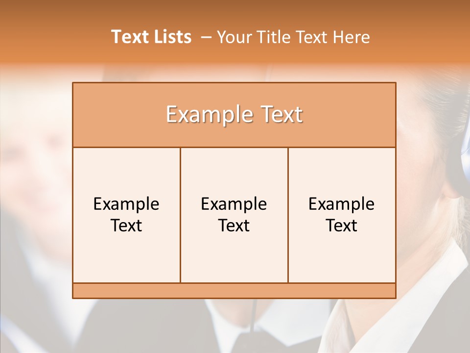 Young Operator Male PowerPoint Template