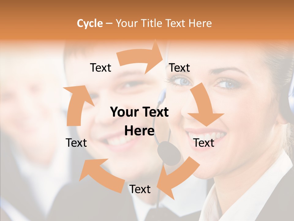 Young Operator Male PowerPoint Template