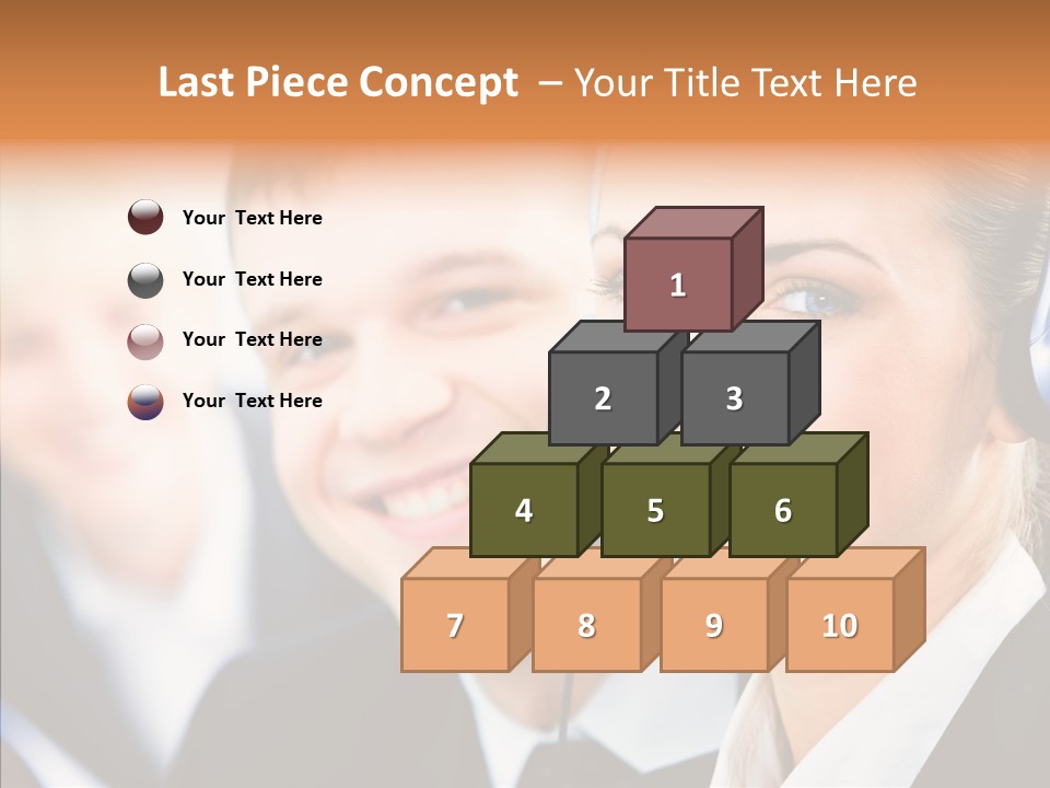 Young Operator Male PowerPoint Template