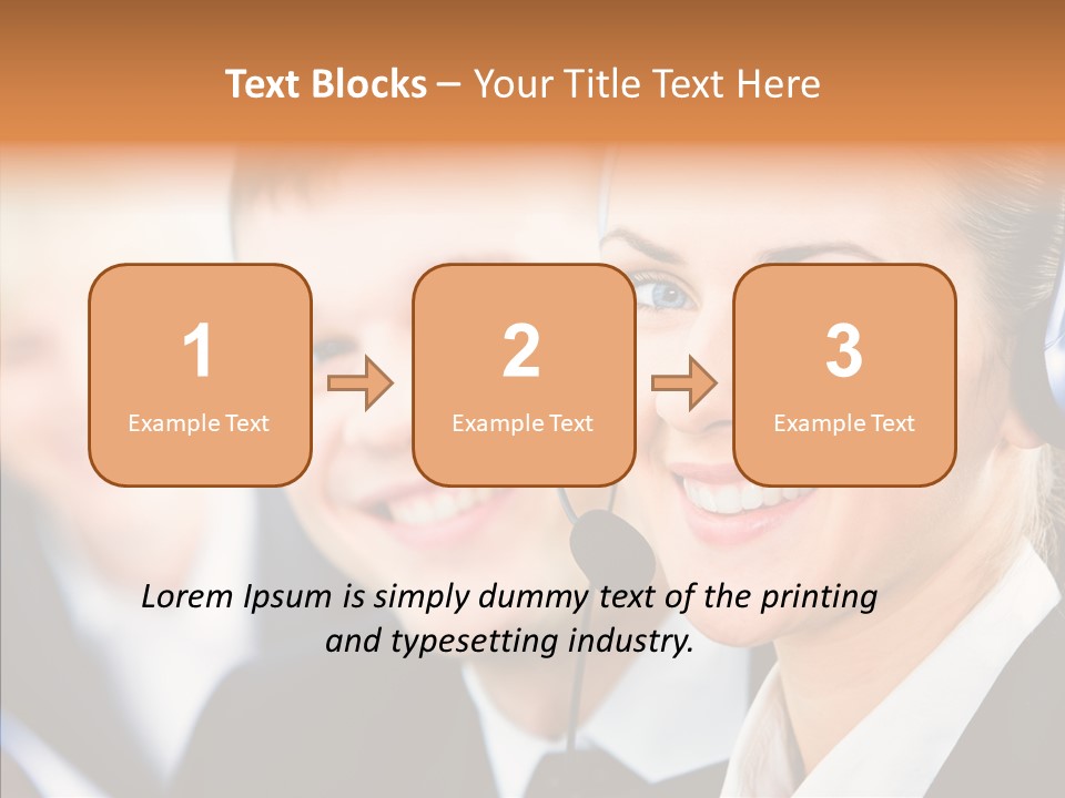 Young Operator Male PowerPoint Template